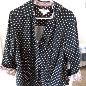 4/20 sale.     3/4 sleeve button down top